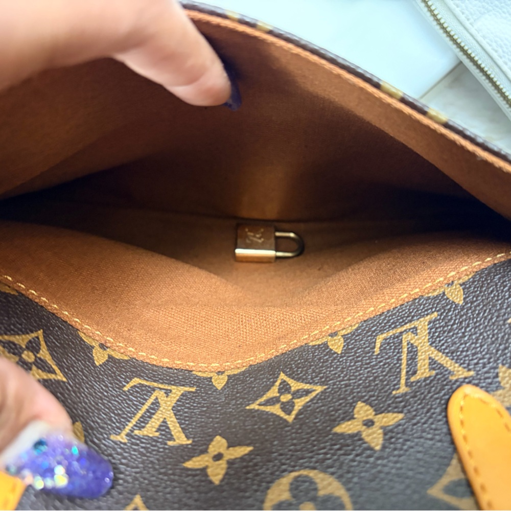 Luxury Venus Brown Monogram Canvas Brea Small Briefcase - Picture 9 of 12
